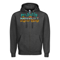 Charcoal Heather perfectly imperfect Zipper Hoodie - texasbilliewilder