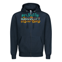 Navy perfectly imperfect Zipper Hoodie - texasbilliewilder