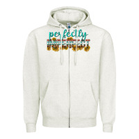 Oatmeal Heather perfectly imperfect Zipper Hoodie - texasbilliewilder