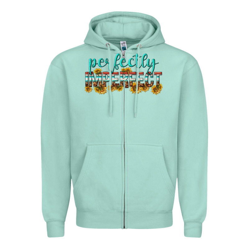 Perfectly Imperfect Zipper Hoodie by texasbilliewilder | Teevron