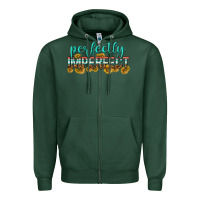 Sports Green perfectly imperfect Zipper Hoodie - texasbilliewilder