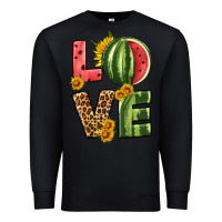 Black love watermelon Premium Sweatshirt - HRA Design Shop