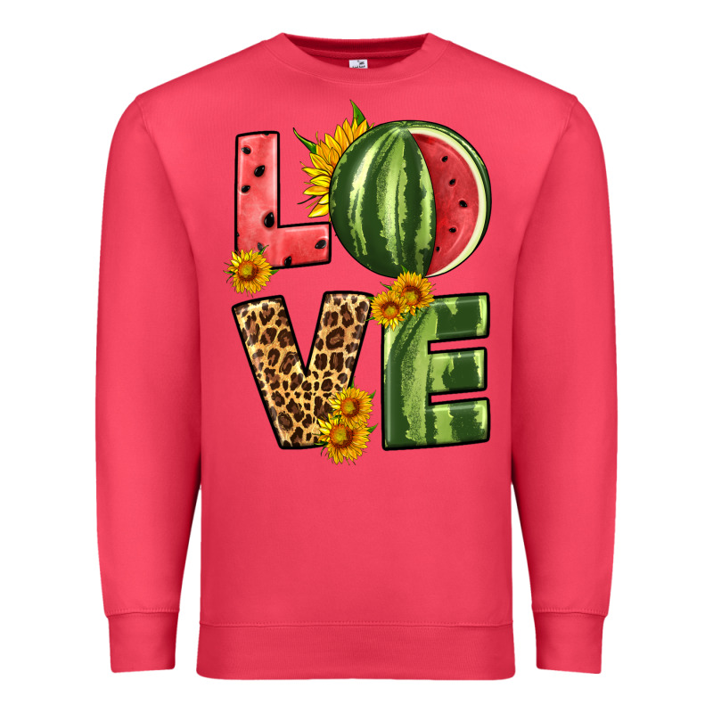 Love Watermelon Premium Sweatshirt by HRA Design Shop | Teevron