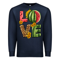Navy love watermelon Premium Sweatshirt - HRA Design Shop