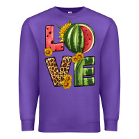 Purple love watermelon Premium Sweatshirt - HRA Design Shop