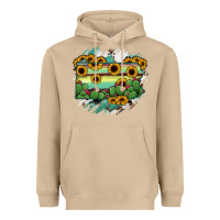 Mushroom Pennsylvania State Map Heavyweight Hoodie - RanaPortraitStore