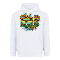 White Pennsylvania State Map Heavyweight Hoodie - RanaPortraitStore