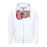 White life is better in the boots Zipper Hoodie - texasbilliewilder