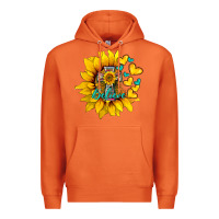 Carrot western sunflower  cross believe Premium Hoodie - BarkalooDesign