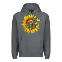 Rock western sunflower  cross believe Premium Hoodie - BarkalooDesign