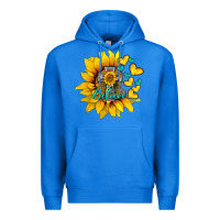 True Royal western sunflower  cross believe Premium Hoodie - BarkalooDesign