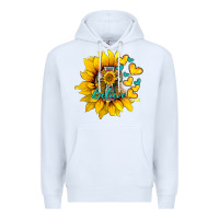 White western sunflower  cross believe Premium Hoodie - BarkalooDesign