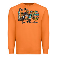 Carrot for the love love of the horses Premium Sweatshirt - CowhideDigitalArt