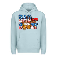 Blue Mist bad and boozy usa Premium Hoodie - AdoDesignShop