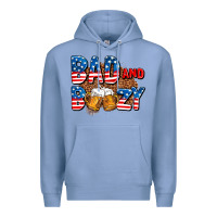 Colony Blue bad and boozy usa Premium Hoodie - AdoDesignShop