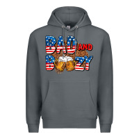 Rock bad and boozy usa Premium Hoodie - AdoDesignShop