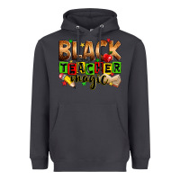 Smoke Black Teacher magic juneteenth Heavyweight Hoodie - Zillion Design Studio