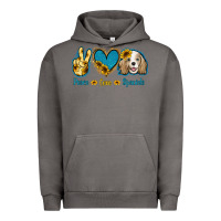 Pigment Tornado Peace Love Cocker Spaniel Urban Hoodie - Jasminsmagicworld