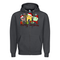 Smoke merry christmas tooth Zipper Hoodie - Zillion Design Studio