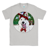 Moon Dust Christmas White Shepherd With Cowhide Classic Tee - RanaPortraitStore