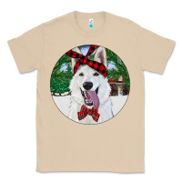 Mushroom Christmas White Shepherd With Cowhide Classic Tee - RanaPortraitStore