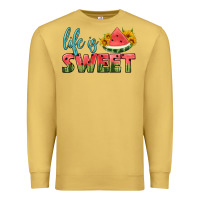 Antique Gold life is sweet Premium Sweatshirt - HRA Design Shop