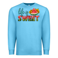 Ocean Blue life is sweet Premium Sweatshirt - HRA Design Shop