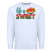 White life is sweet Premium Sweatshirt - HRA Design Shop