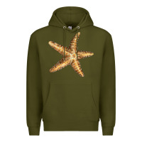 Army Green Starfish Premium Hoodie - LillyAllenDesigns