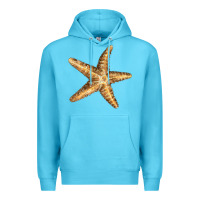 Ocean Blue Starfish Premium Hoodie - LillyAllenDesigns