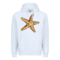 White Starfish Premium Hoodie - LillyAllenDesigns