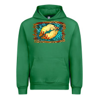 Emerald Softball Lips Urban Hoodie - Jasminsmagicworld