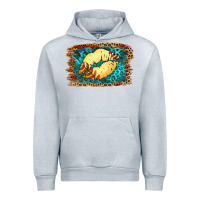 Heather Grey Softball Lips Urban Hoodie - Jasminsmagicworld