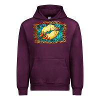 Mauve Wine Softball Lips Urban Hoodie - Jasminsmagicworld