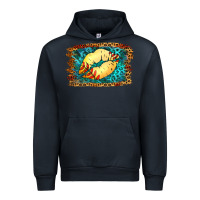 Navy Softball Lips Urban Hoodie - Jasminsmagicworld