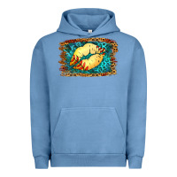 Pigment Pebble Blue Softball Lips Urban Hoodie - Jasminsmagicworld