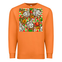 Carrot christmas leopard duck Premium Sweatshirt - FaDigitalArtStudio