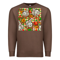 Chestnut christmas leopard duck Premium Sweatshirt - FaDigitalArtStudio