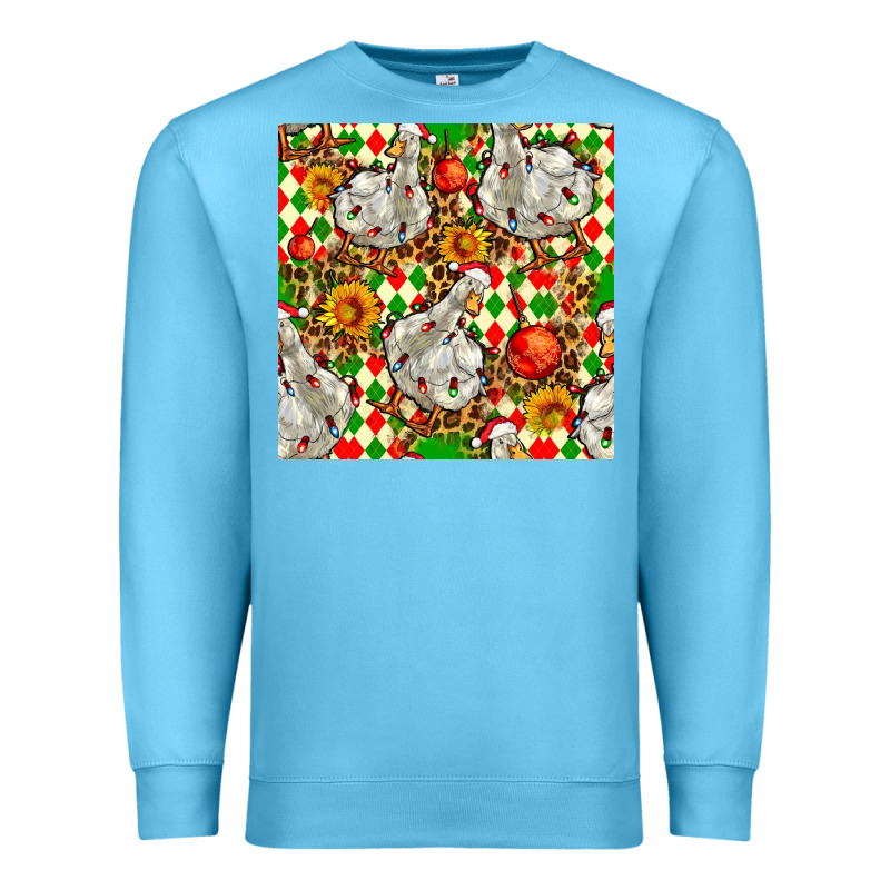 Christmas Leopard Duck Premium Sweatshirt by FaDigitalArtStudio | Teevron