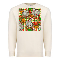 Sandshell christmas leopard duck Premium Sweatshirt - FaDigitalArtStudio