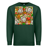 Sports Green christmas leopard duck Premium Sweatshirt - FaDigitalArtStudio