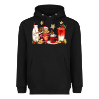 Black santa fuel coffee cups Heavyweight Hoodie - texasbilliewilder