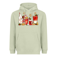 Matcha santa fuel coffee cups Heavyweight Hoodie - texasbilliewilder