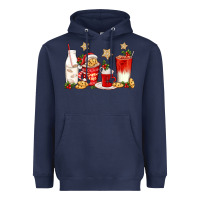 Navy santa fuel coffee cups Heavyweight Hoodie - texasbilliewilder