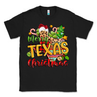Black merry texas christmas Classic Tee - Zillion Design Studio