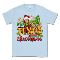 Dusty Blue merry texas christmas Classic Tee - Zillion Design Studio