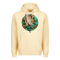 Pina Colada western praying hands prayer rosary  faith cross Premium Hoodie - BarkalooDesign