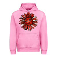 Fuchsia Pink Ladybug Sunflower Urban Hoodie - Jasminsmagicworld