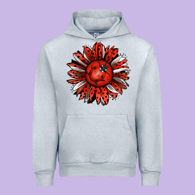 Ladybug Sunflower Urban Hoodie Designed By Jasminsmagicworld