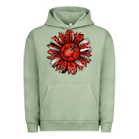 Pigment Oil Green Ladybug Sunflower Urban Hoodie - Jasminsmagicworld
